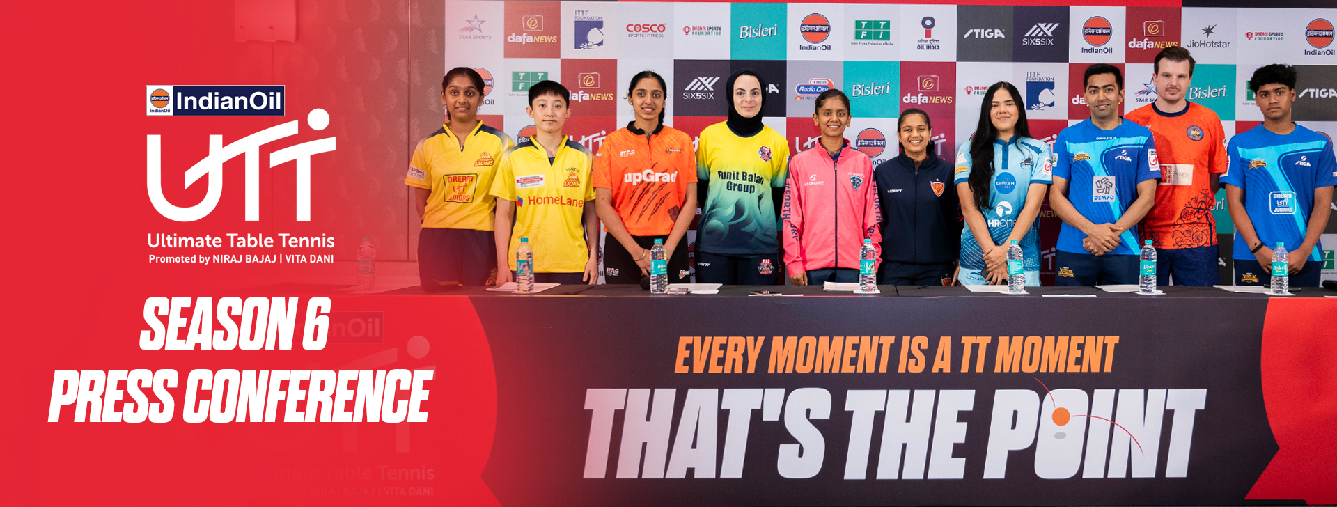 Ahmedabad Gears Up for IndianOil UTT Season 6 Opener: Dabang Delhi to Face Jaipur Patriots