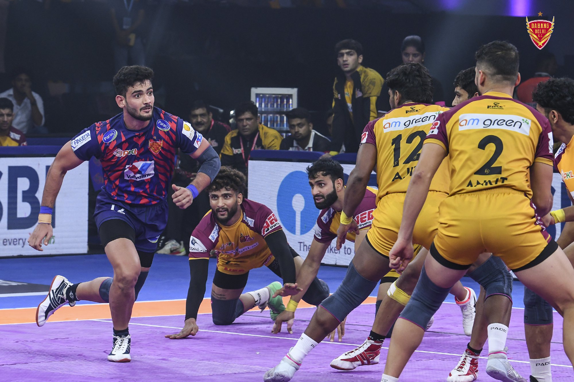 Match 6 : Dabang Delhi K.C. Vs Telugu Titans