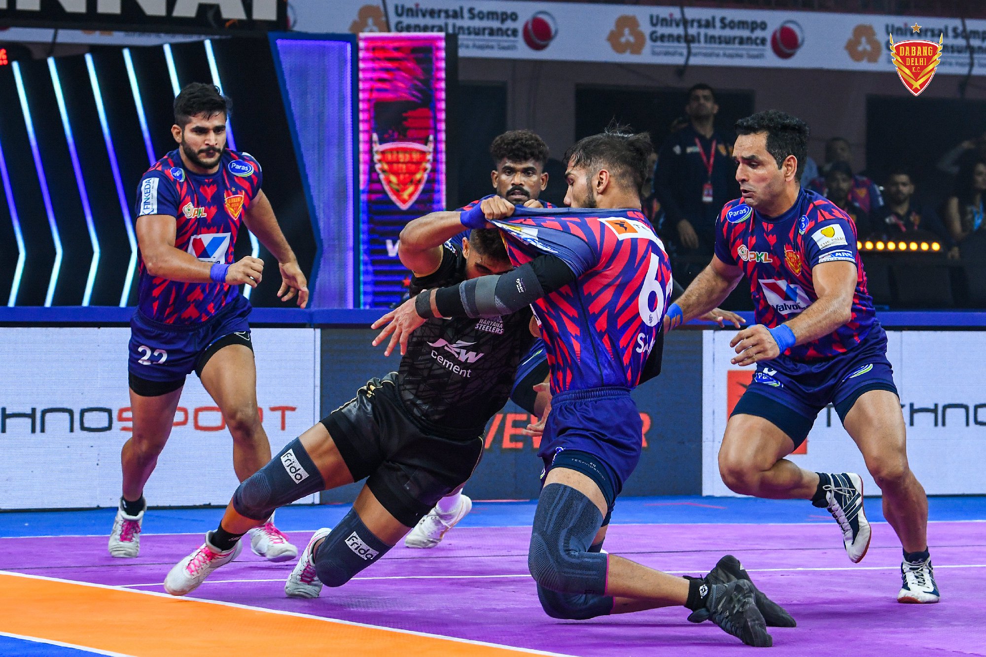 Match 9 : Dabang Delhi K.C. Vs Haryana Steelers
